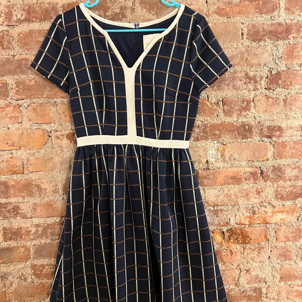 Modcloth- RARE Patterned Pertinent Pacing Dress